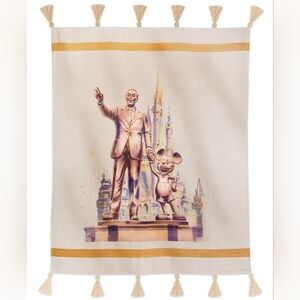 Disney 50th Anniversary woven throw new w tags 72x60
